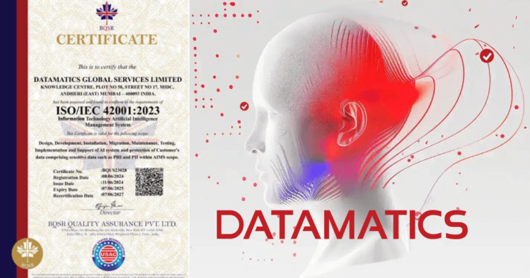 Datamatics Achieves ISO 42001:2023 Certification for AI Management Systems