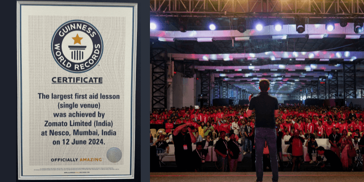 Zomato Breaks Guinness World Record