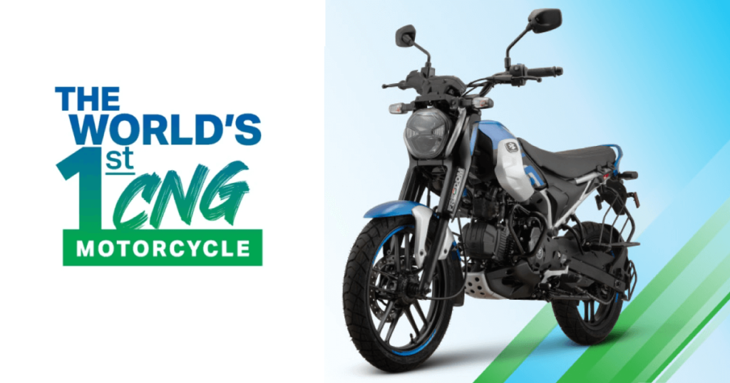 Bajaj Auto Launches World's First CNG Motorcycle - Bajaj Freedom 125