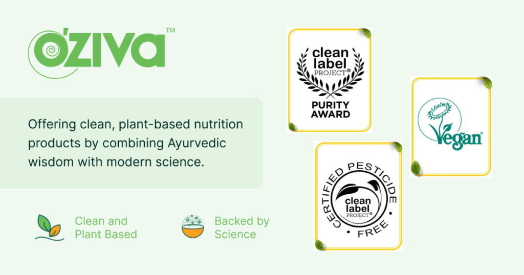 OZiva Leads Wellness Revolution with Clean, Plant-Based Nutrition and Holistic Support