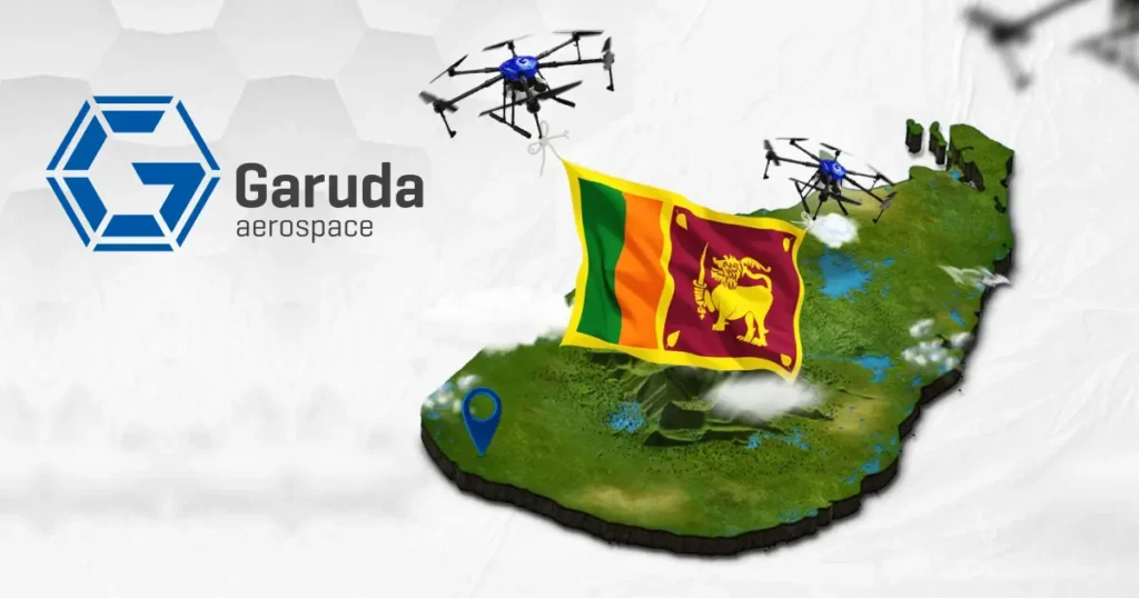 Garuda Aerospace Expands to Sri Lanka as First Step in Global Initiative to Reach 50 Countries