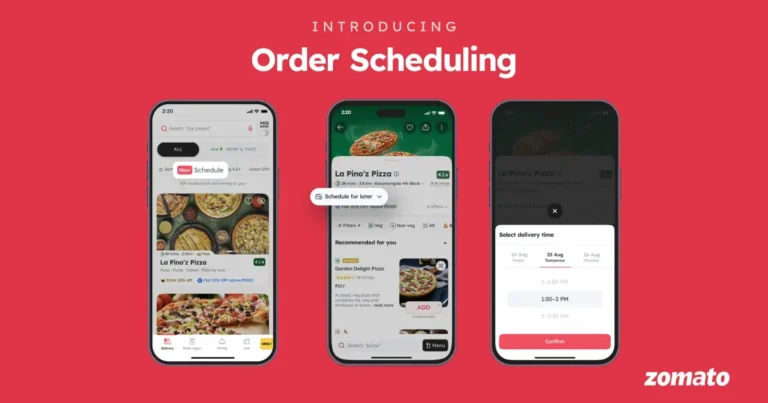 Zomato Unveils New Feature to Schedule Food Orders Up to 2 Days in Advance