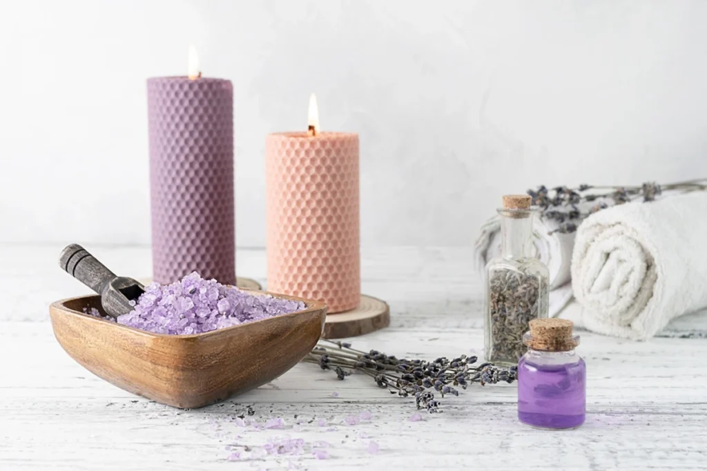 Image illustrating fragrance of candles