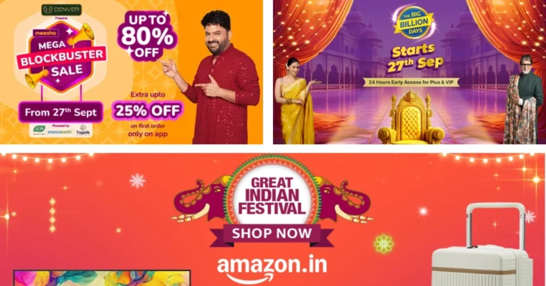 Flipkart, Meesho, Amazon, and Myntra Gear Up for Festive Sales Amid CCI Scrutiny