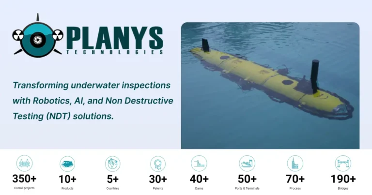 Planys Technologies Revolutionizes Underwater Inspections with Advanced Robotics and AI