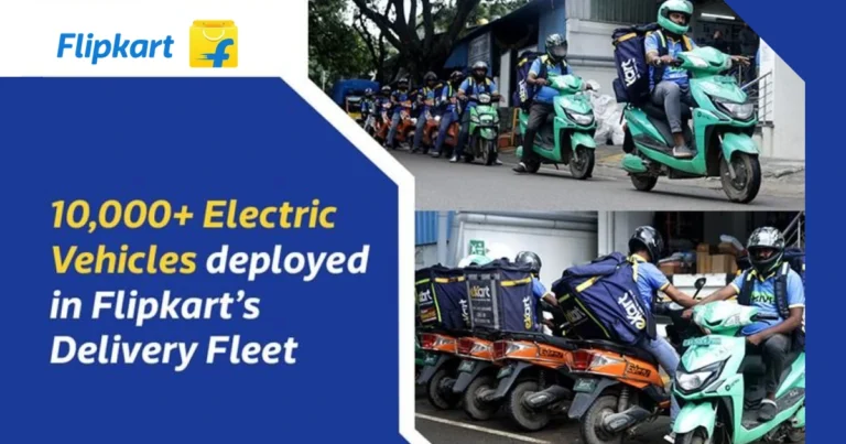 Flipkart Hits 10,000 Electric Vehicle Milestone in Delivery Fleet