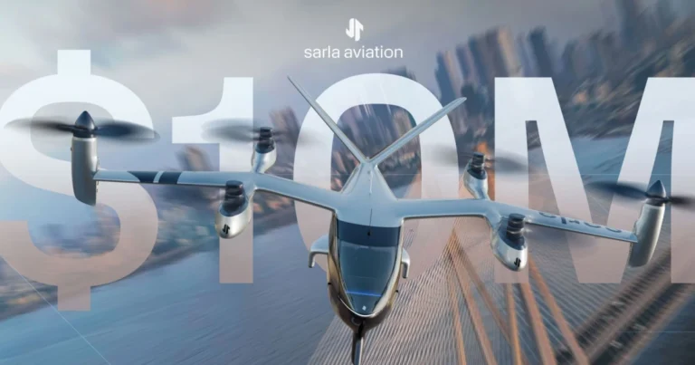 Sarla Aviation Secures $10 Million in Series A1 Funding to Develop Flying Taxis